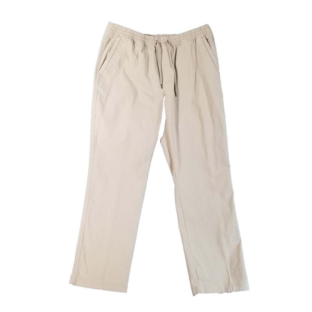 Charleston‎ Threads jogger lounge pants men's 38x30 beige comfort waist Flex